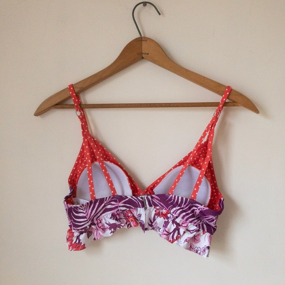 Women's Swim Top with Ruffles - Picture 5 of 8